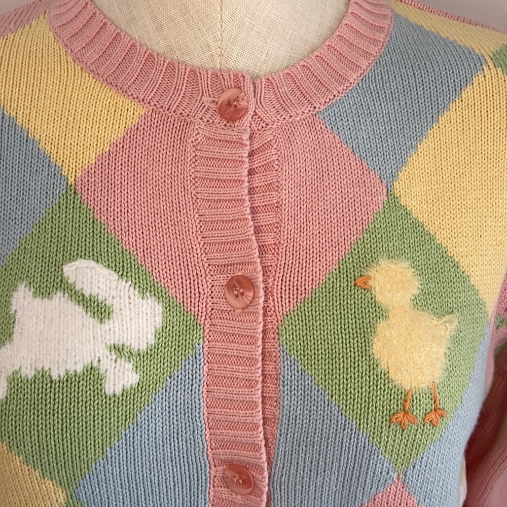 💙SOLD VINTAGE NWT TABI EASTER CARDIGAN SP - Picture 2 of 10